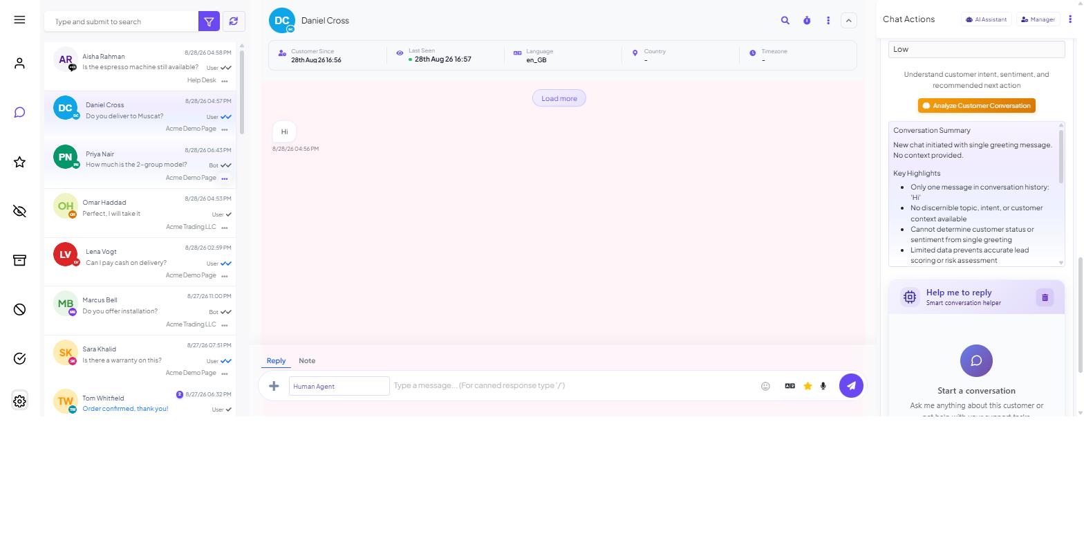 The AI Assistant panel after running